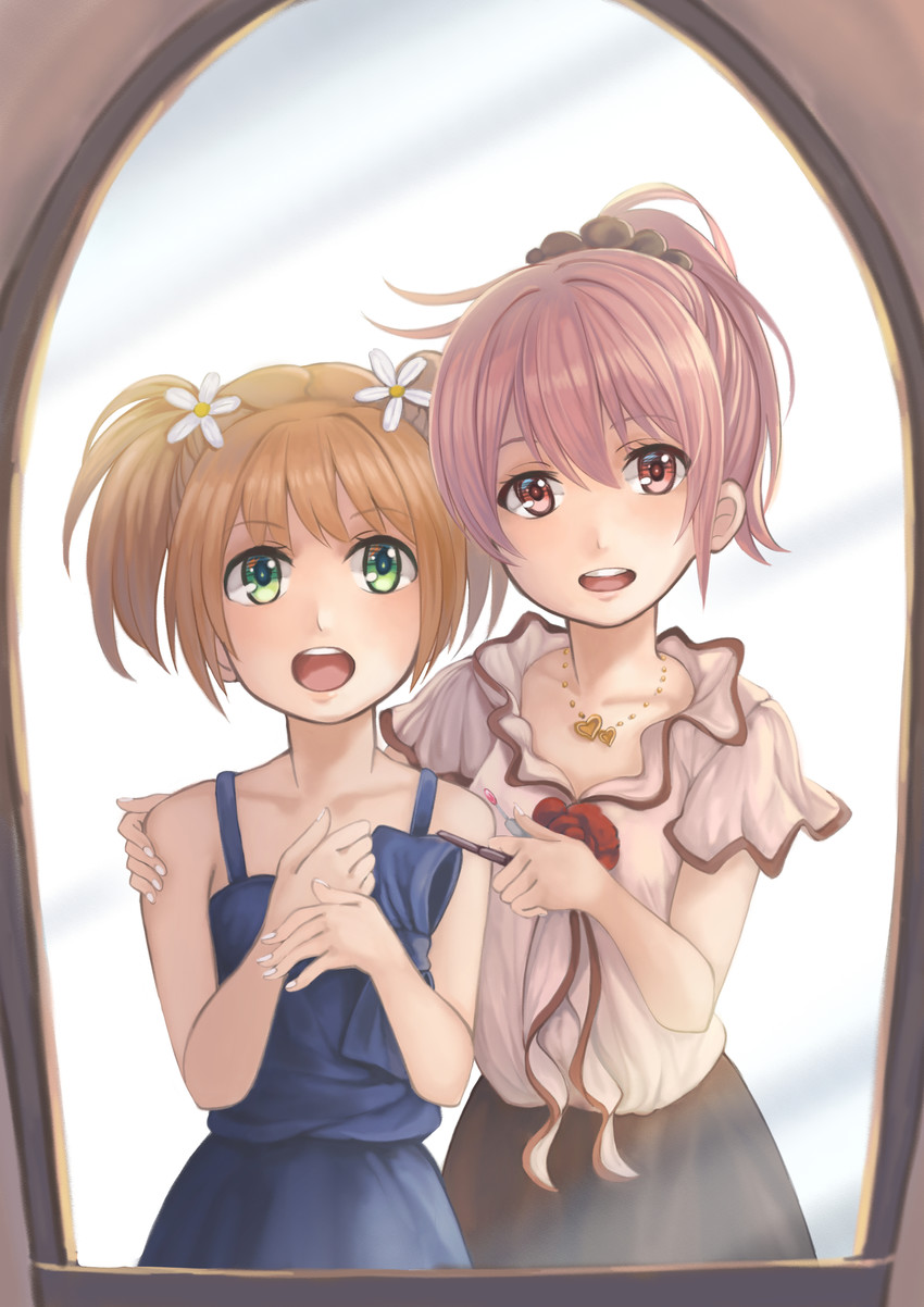 takayama haruka and sonoda yuu (sakura trick) drawn by akami770