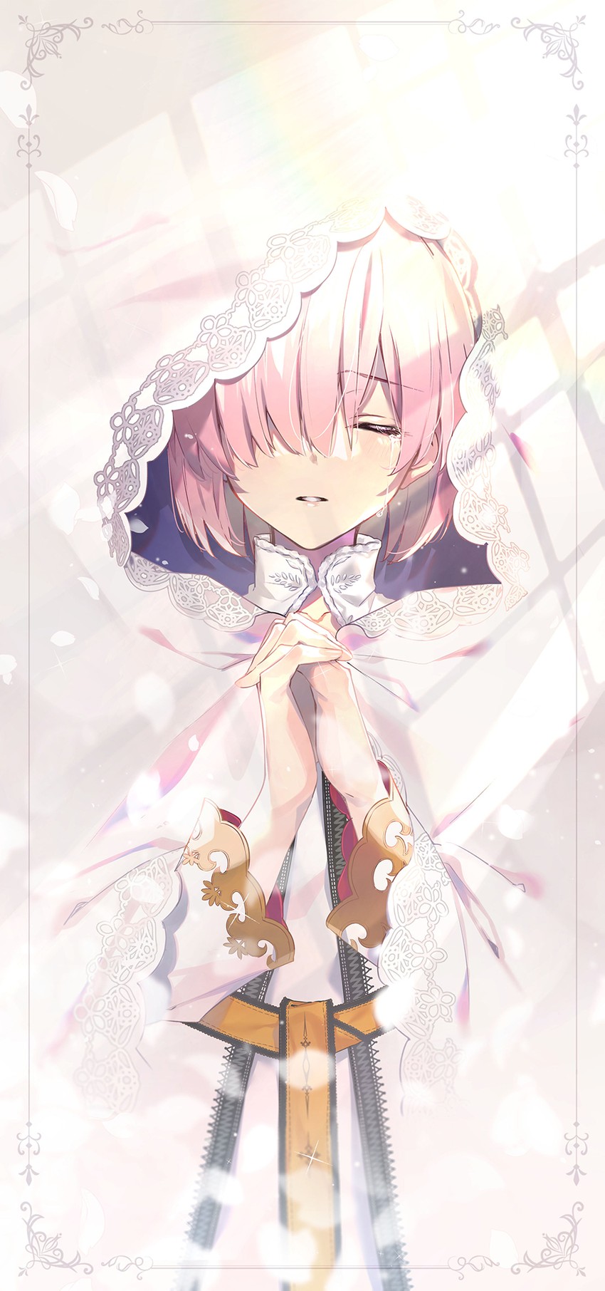 mash kyrielight (fate and 1 more) drawn by fuyuhi_tsukika