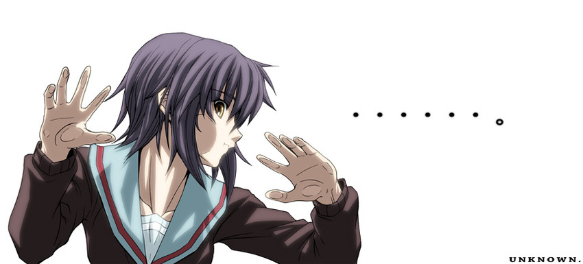 nagato yuki (suzumiya haruhi no yuuutsu) drawn by imizu_(nitro_unknown)