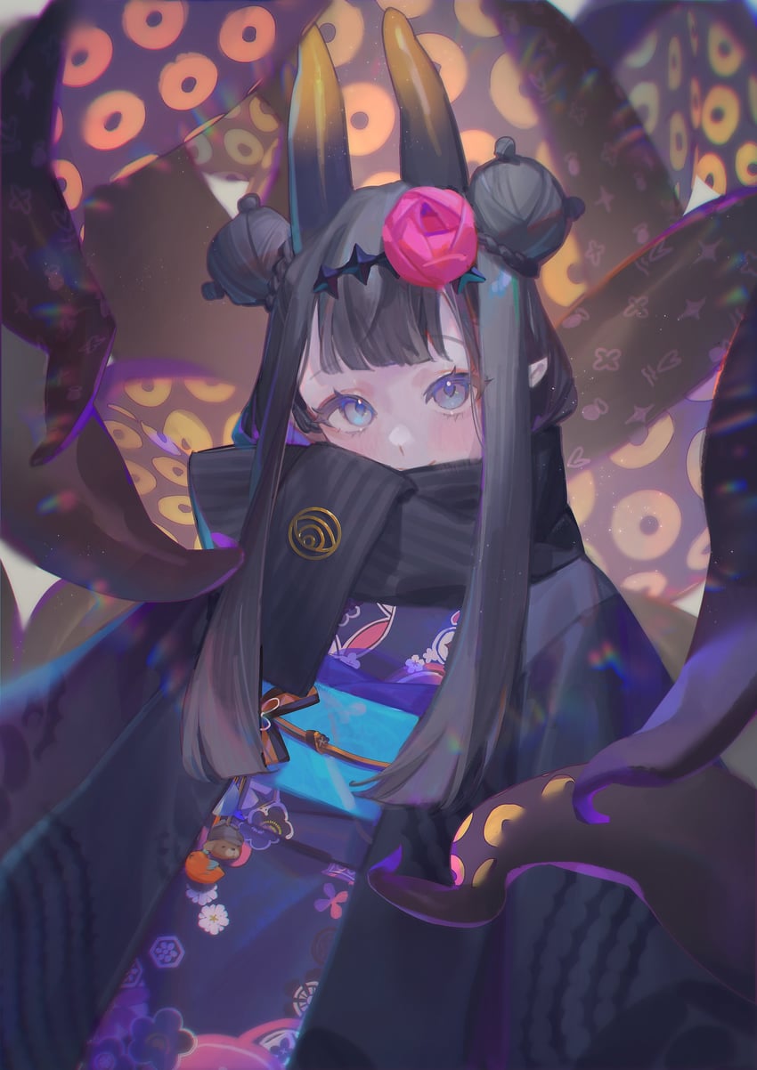 ninomae ina'nis (hololive and 1 more) drawn by ilion
