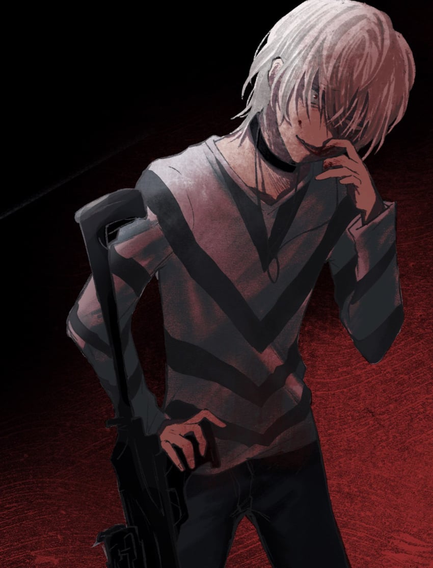 accelerator (toaru majutsu no index) drawn by un_welcomed