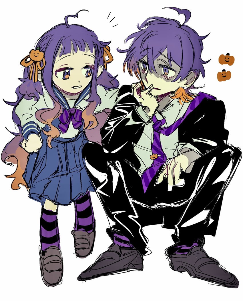 fujimura saki and fujimura kirara (call of cthulhu and 2 more) drawn by oshisu_(pentagon_2_15)
