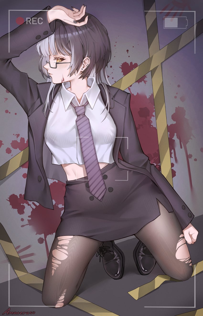 shiori novella (hololive and 1 more) drawn by amaterasu_(artist)