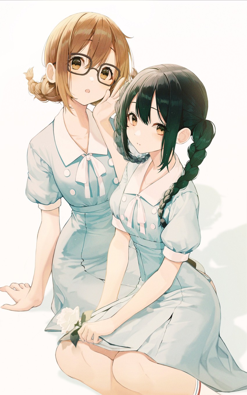 nakano azusa and hirasawa yui (k-on!) drawn by pro-p
