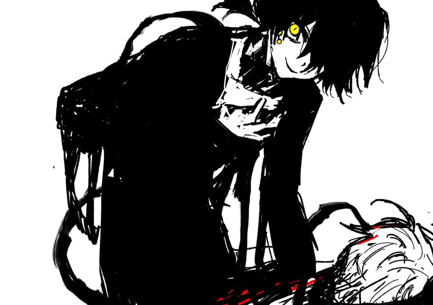 konoha and dark konoha (kagerou project) drawn by goguma_wagamja