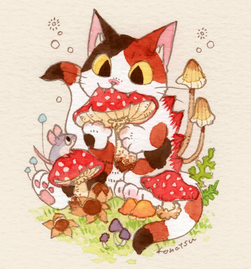 negora (bakeneko kaijuu negora) drawn by konatsu_tunacan