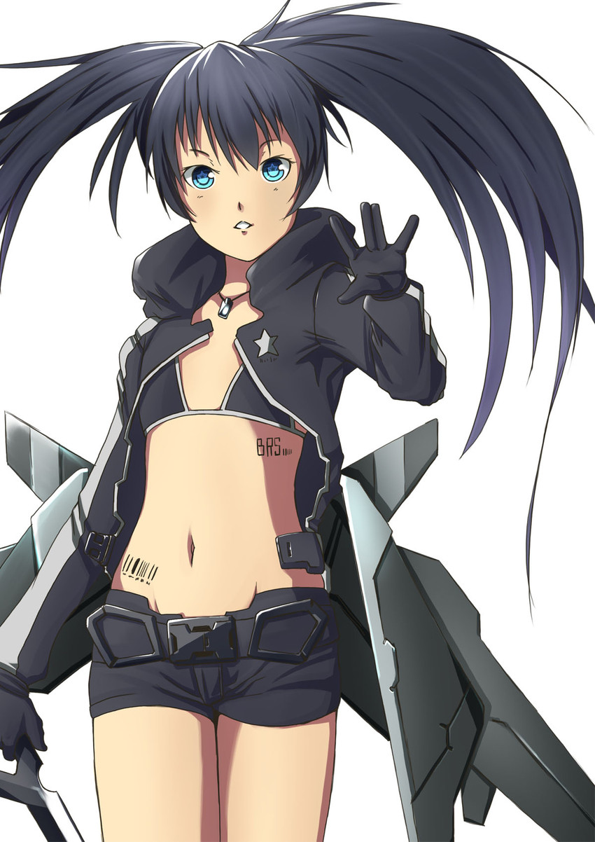 black rock shooter and stella (black rock shooter) drawn by paintedmike