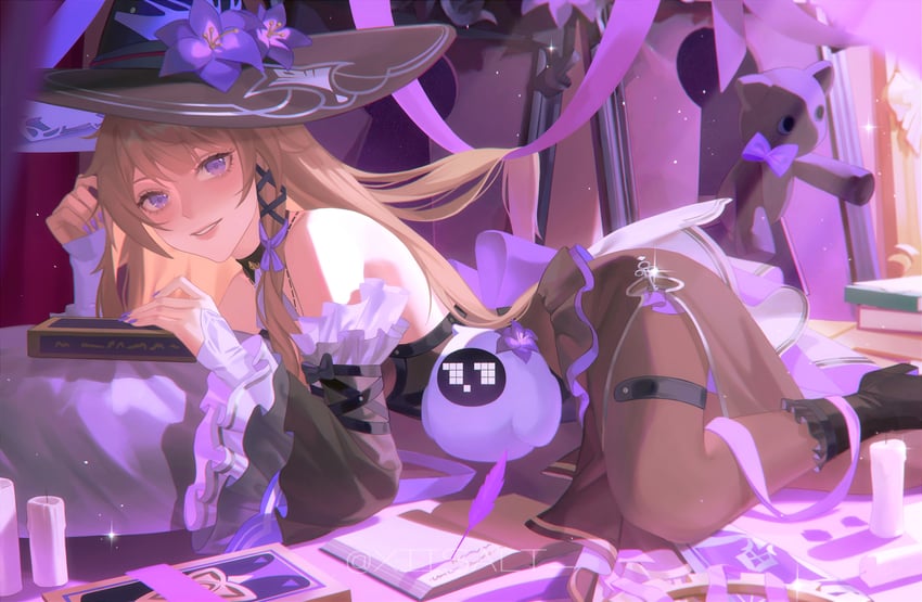 herta and the herta (honkai and 1 more) drawn by xiisalt