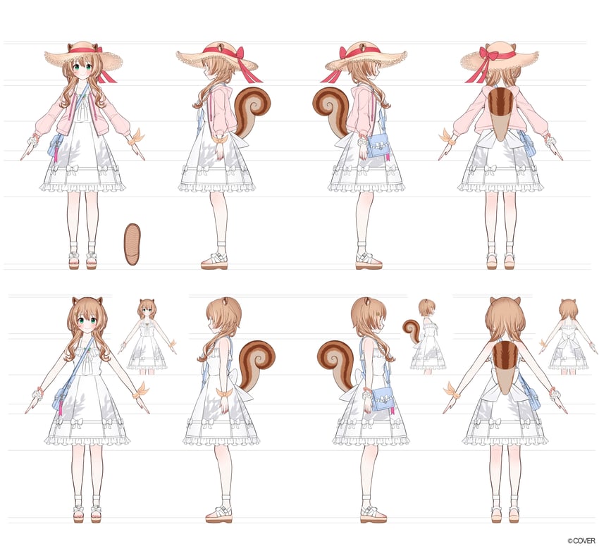 ayunda risu (hololive and 1 more) drawn by kt._(kaisou-notagui)