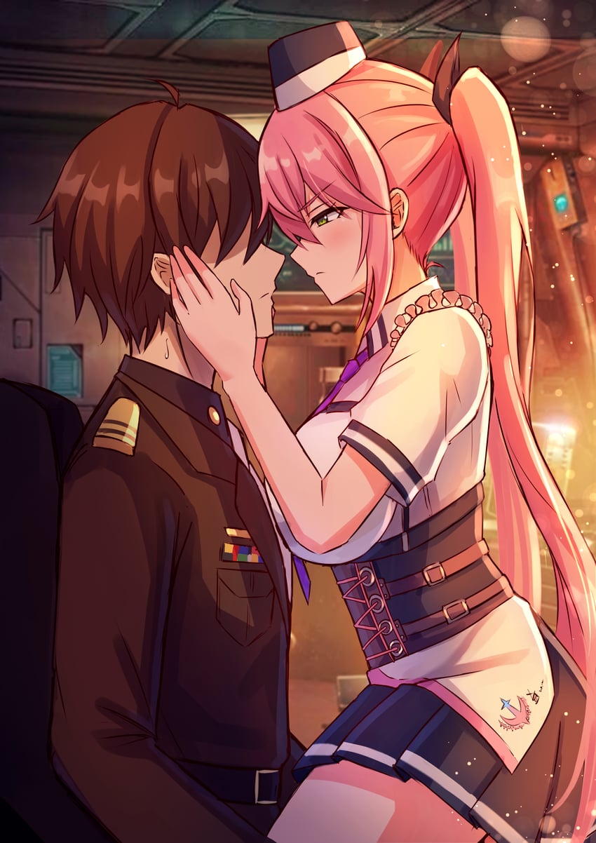 commander and quiry (goddess of victory: nikke) drawn by jimpu6
