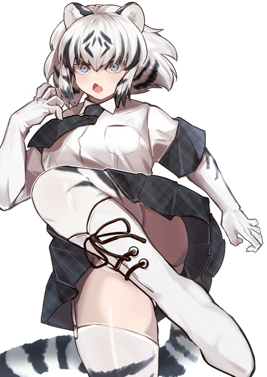 white tiger (kemono friends and 1 more) drawn by a888_n22