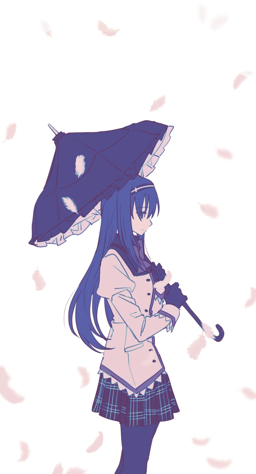 akemi homura (mahou shoujo madoka magica and 1 more) drawn by mamasna_(mattna_mmm)
