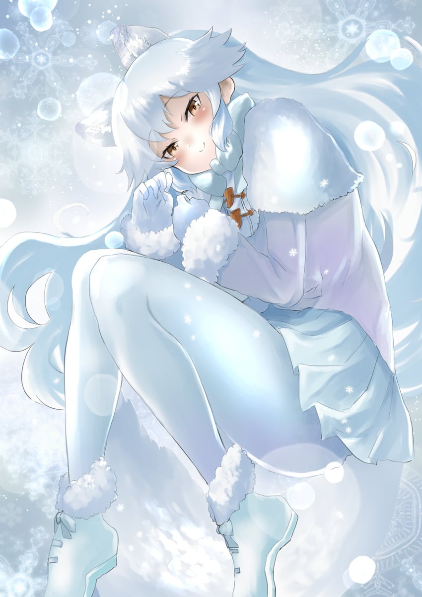 arctic fox (kemono friends) drawn by gaga_(gamerakero)