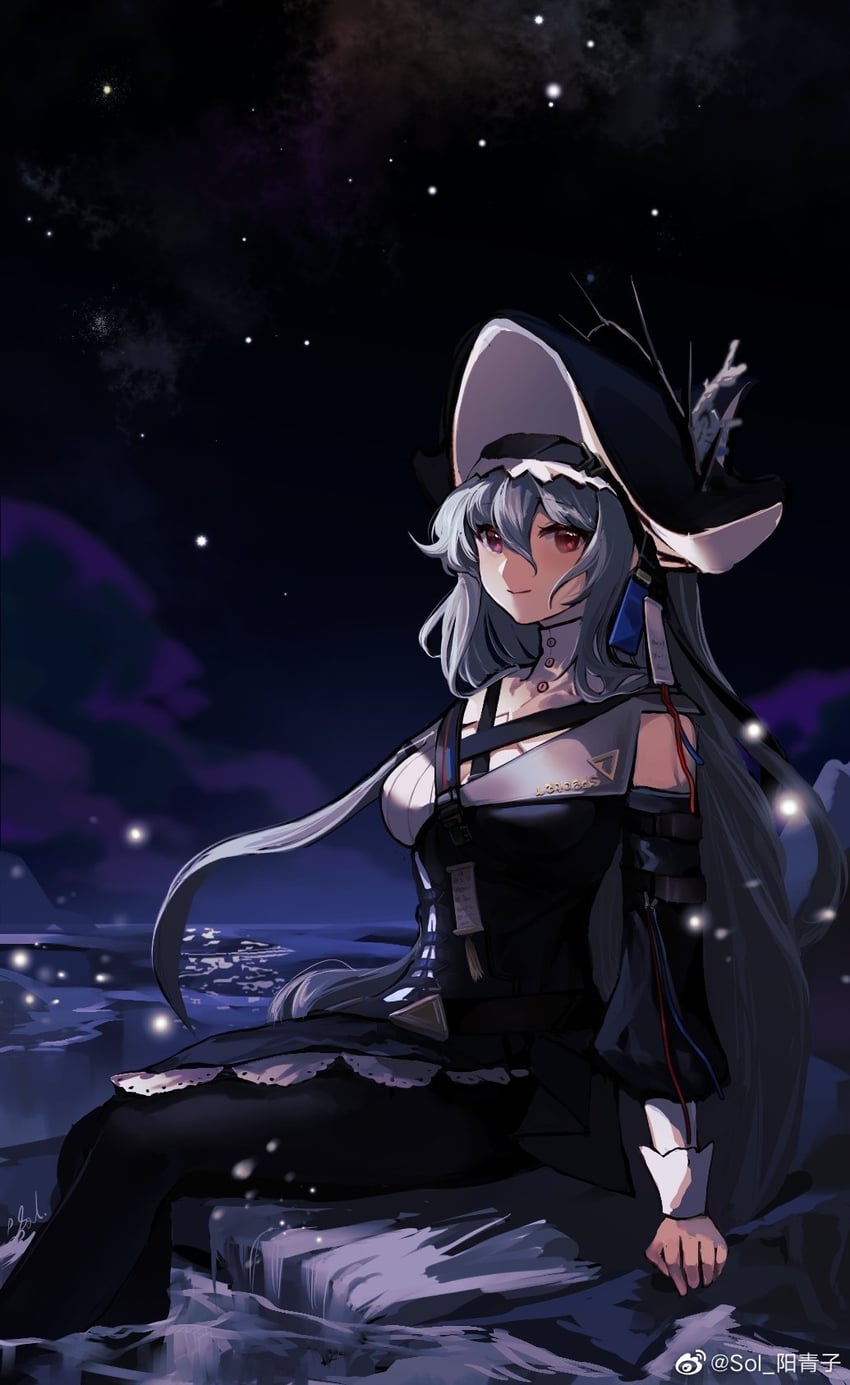 specter and specter the unchained (arknights) drawn by sol_yangqingzi