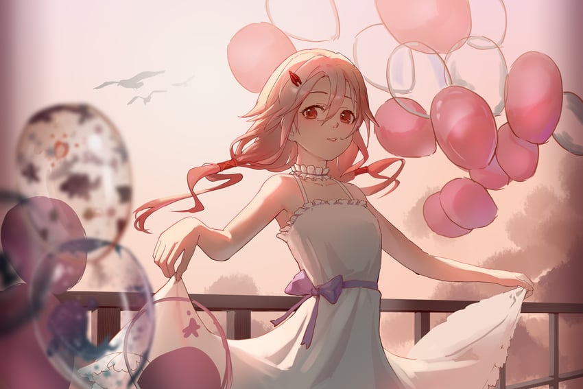 yuzuriha inori (guilty crown) drawn by huazhaxuetu_xiaod