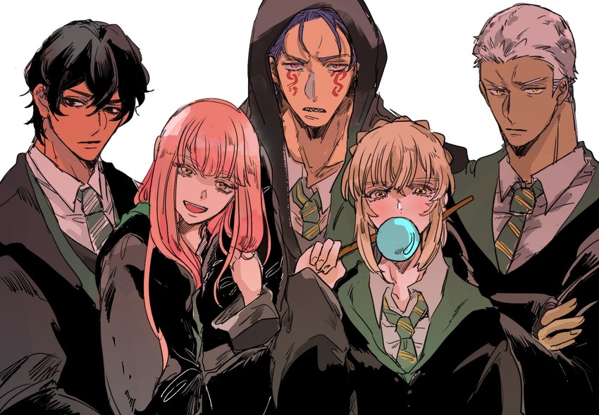 artoria pendragon, saber alter, cu chulainn, arjuna, medb, and 2 more (fate and 3 more) drawn by matimatio