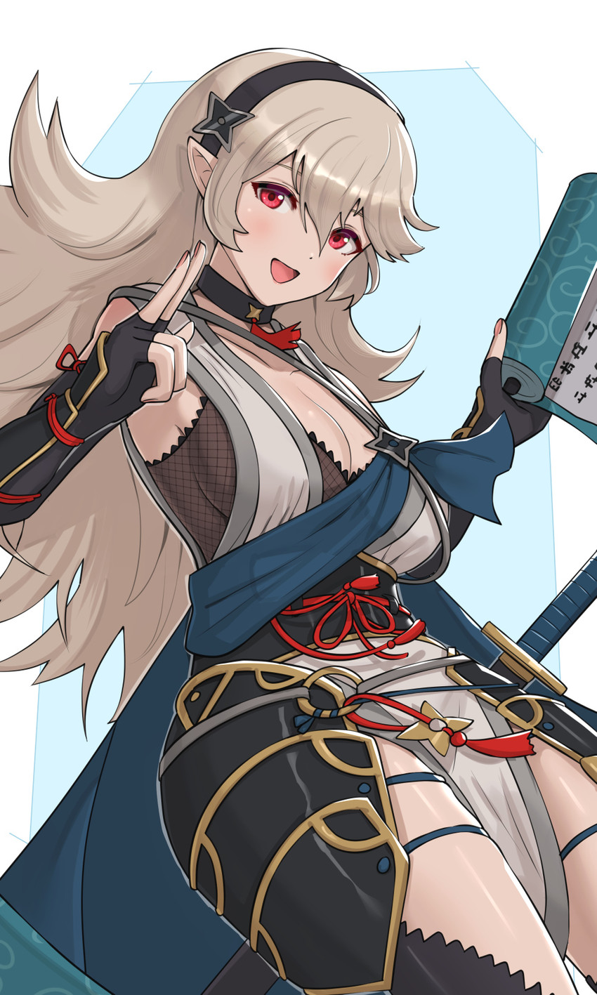 female corrin (fire emblem and 2 more) drawn by gonzarez