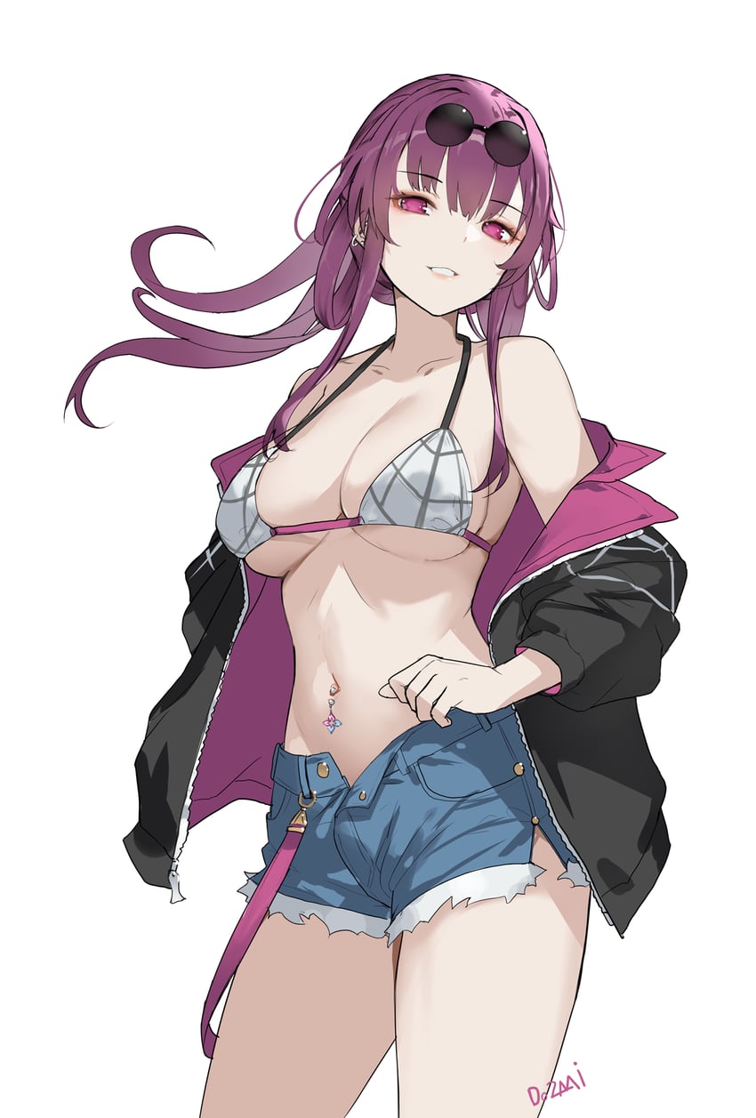 kafka (honkai and 1 more) drawn by do2mi_doreimi
