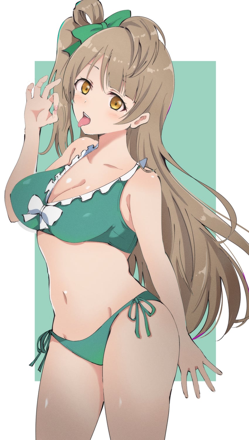 minami kotori (love live! and 1 more) drawn by wewe