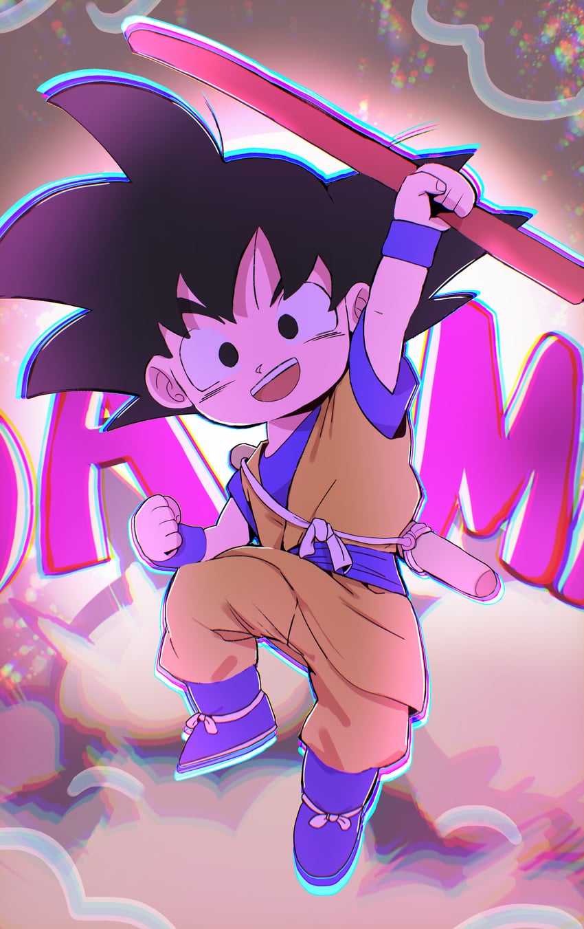 son goku (dragon ball and 1 more) drawn by chiro_illust