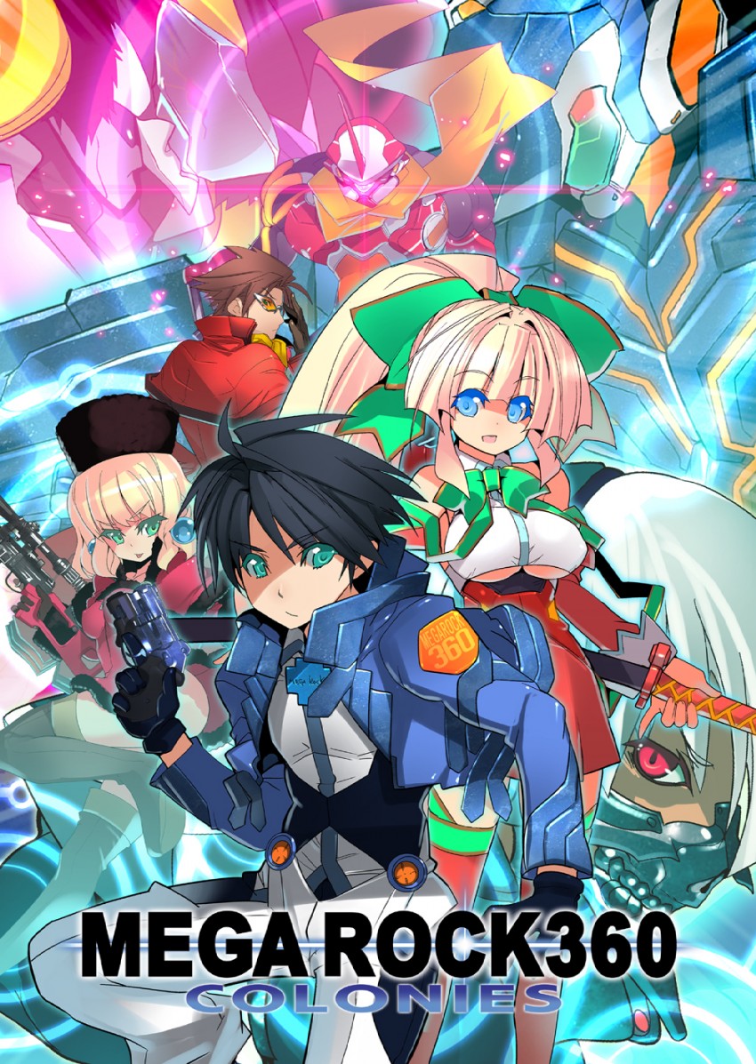 roll, mega man, proto man, bass, kalinka cossack, and 1 more (mega man and 1 more) drawn by fujishima-sei_ichi-gou