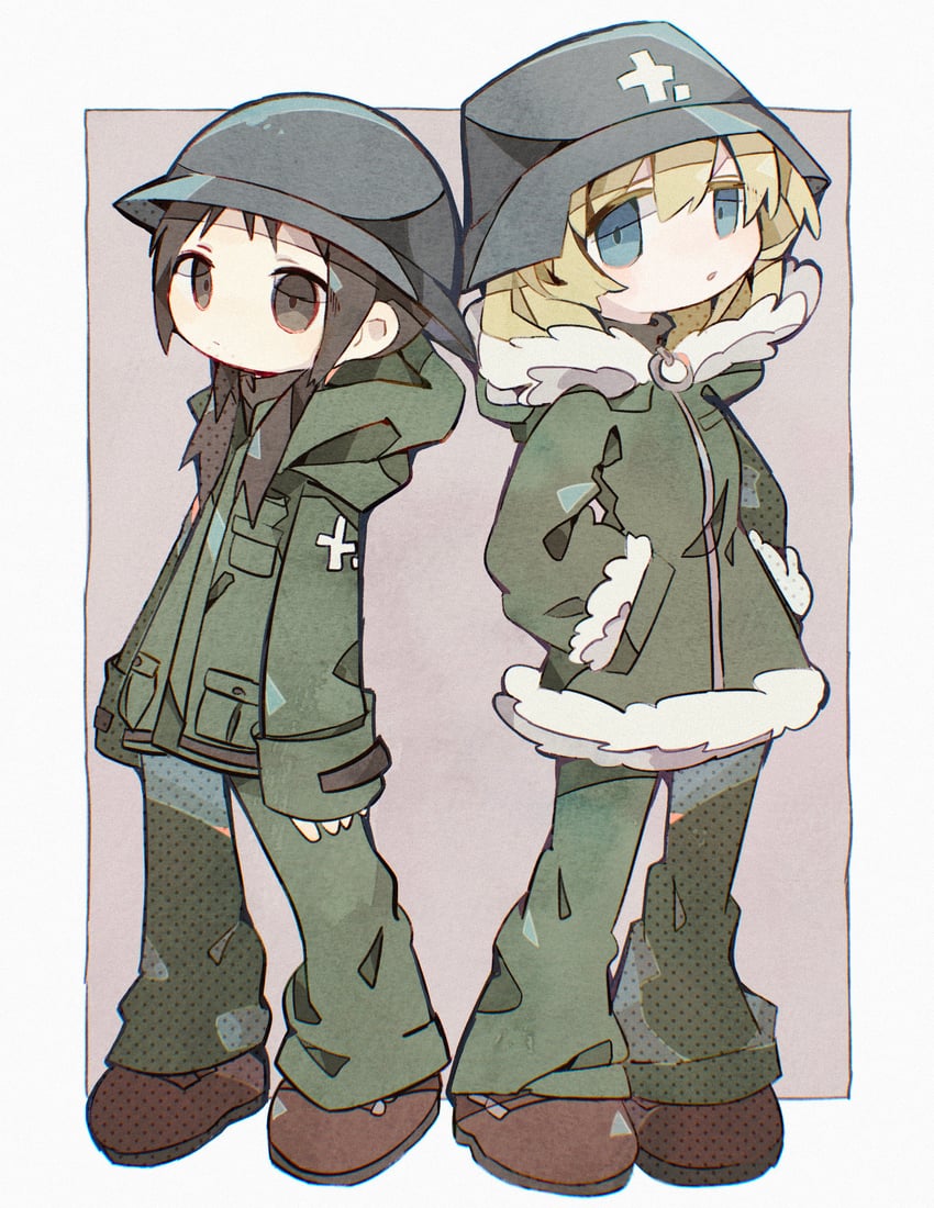 chito and yuuri (shoujo shuumatsu ryokou) drawn by soresaki