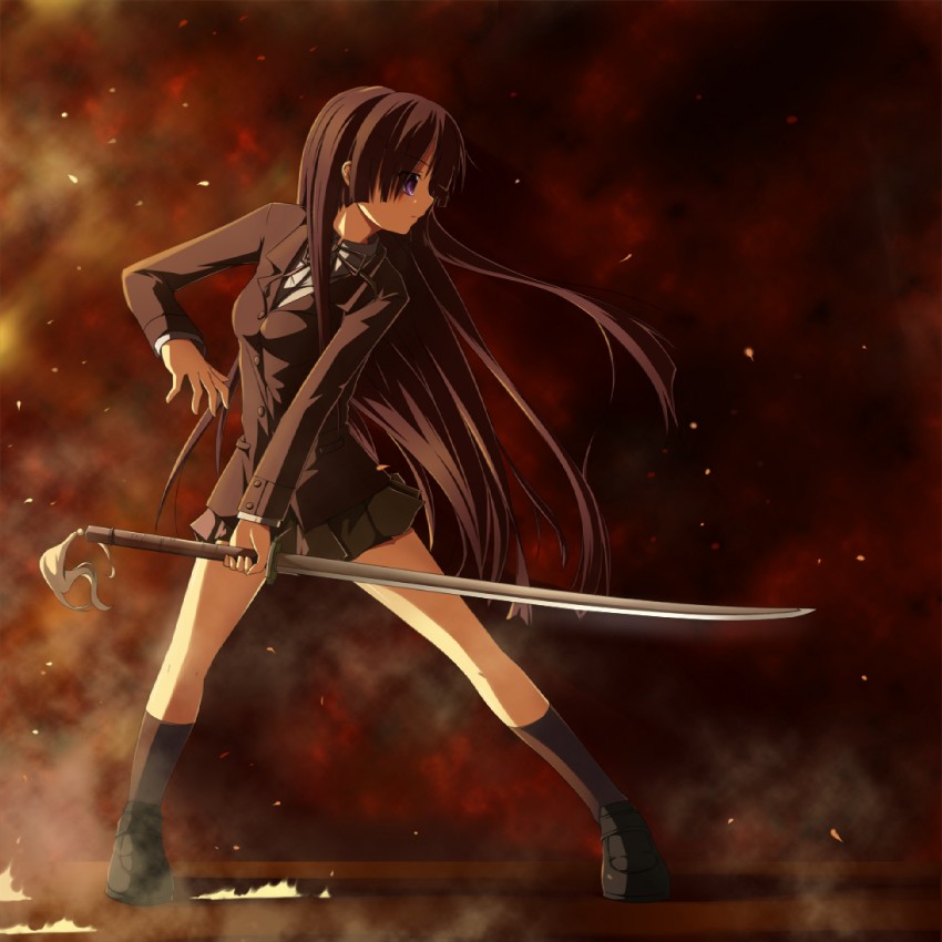 akiyama mio and isayama yomi (k-on! and 2 more) drawn by nekoro