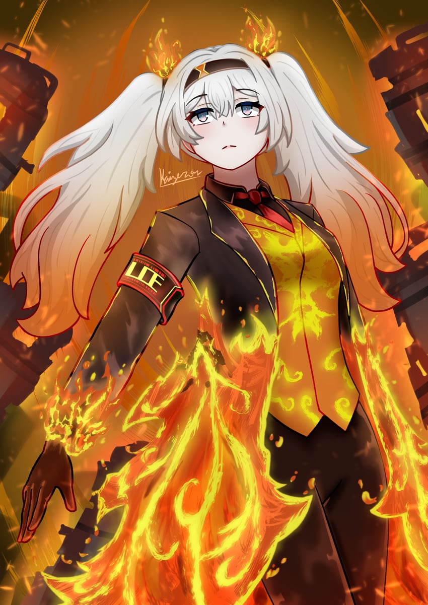 firefly (honkai and 3 more) drawn by invicta_solar