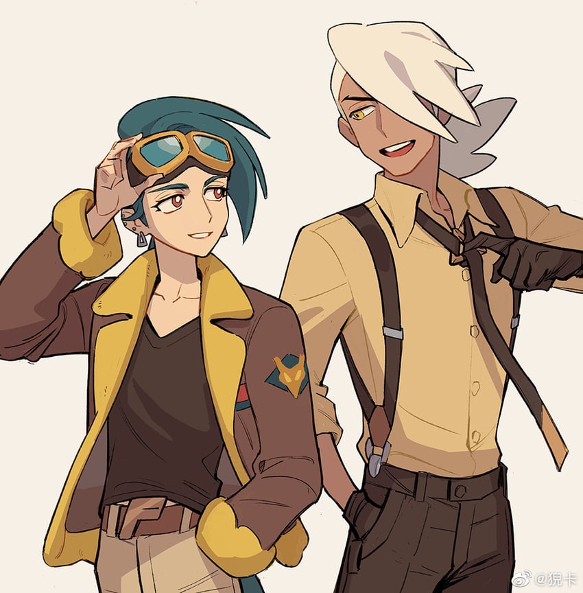 rika and friede (pokemon and 2 more) drawn by nicca_(nicca11y)