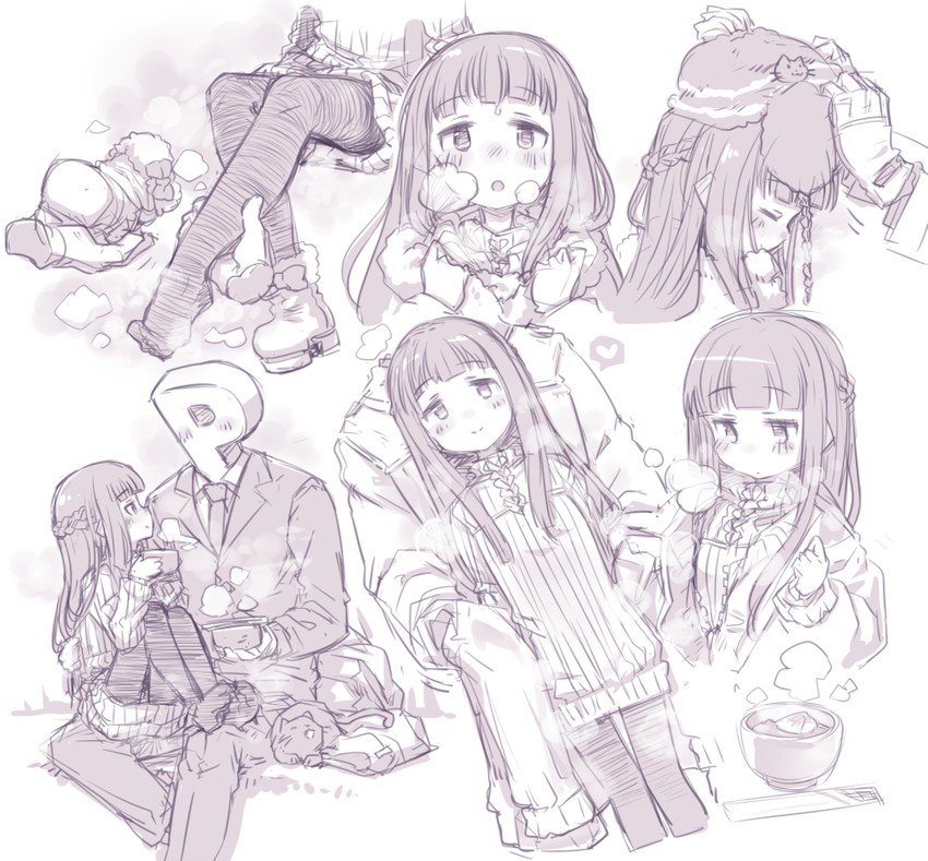 producer, p-head producer, and sajo yukimi (idolmaster and 1 more) drawn by 7010