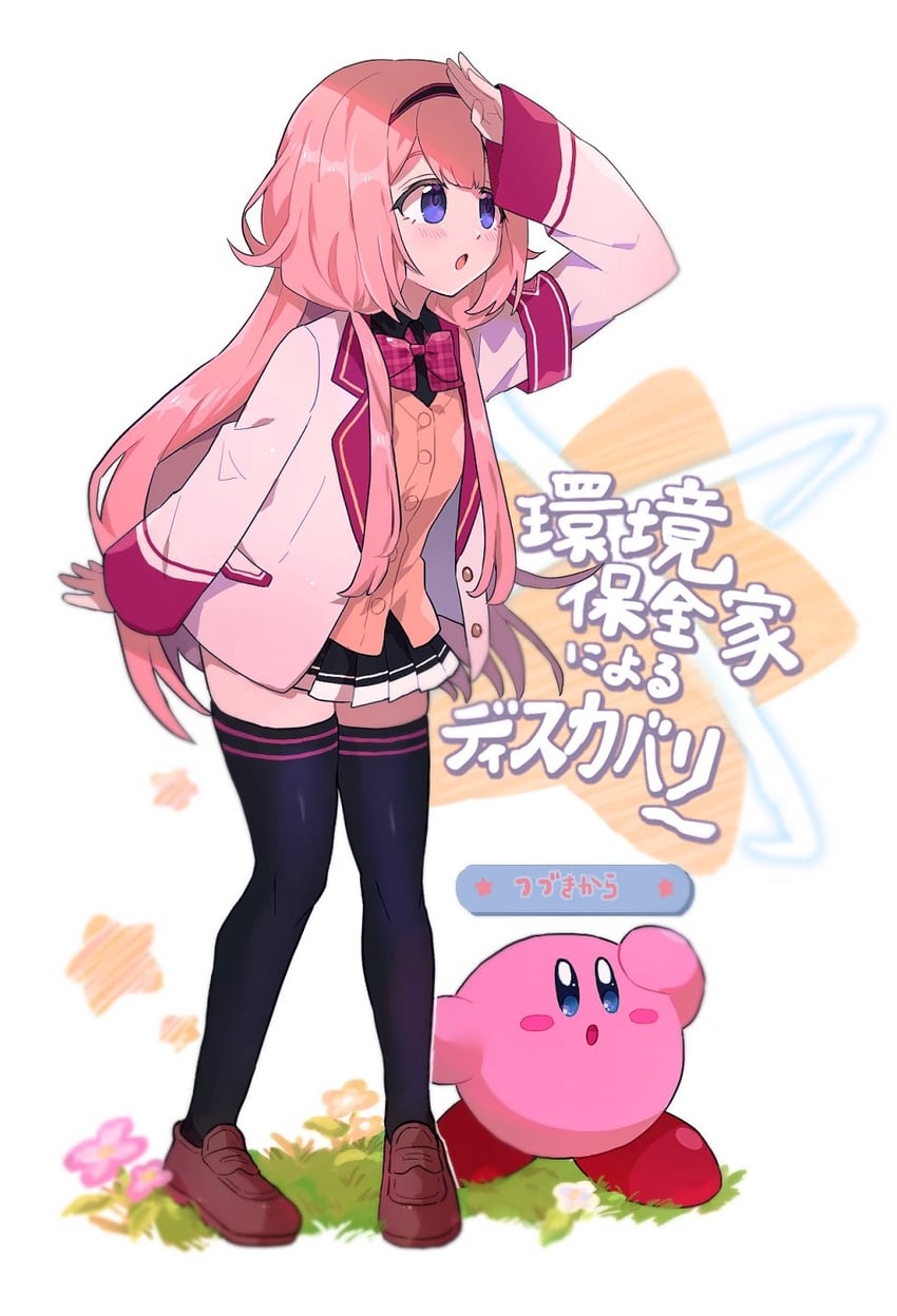 kirby and suo sango (nijisanji and 2 more) drawn by chiimako