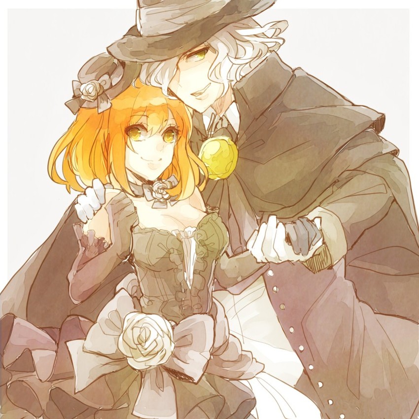 fujimaru ritsuka and edmond dantes (fate and 1 more) drawn by banira_(ri0115ka)