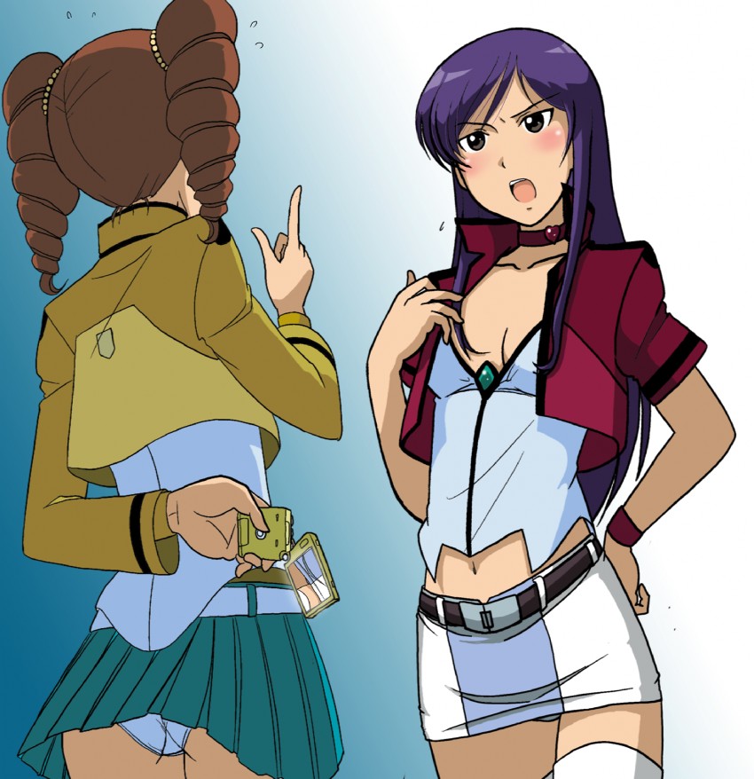 tieria erde and mileina vashti (gundam and 1 more) drawn by takaya_n