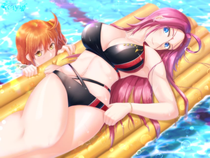 fujimaru ritsuka and francis drake (fate and 1 more) drawn by rayu_(snowwhite_ki)