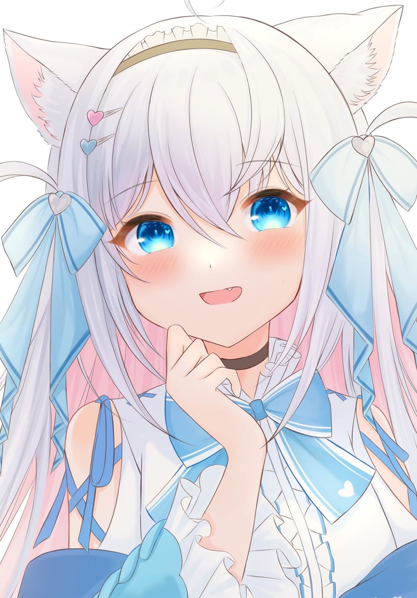 kazari lua (indie virtual youtuber) drawn by tomori_meme