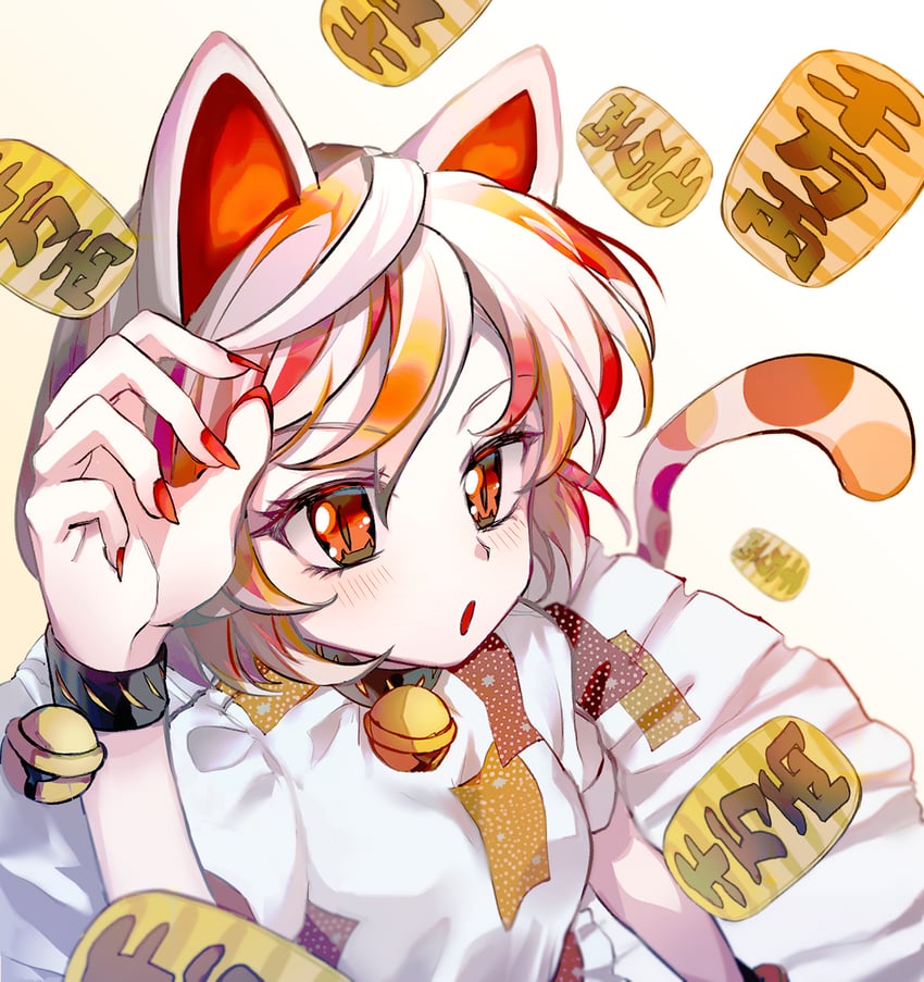 goutokuji mike (touhou and 1 more) drawn by mirei_(miirei)