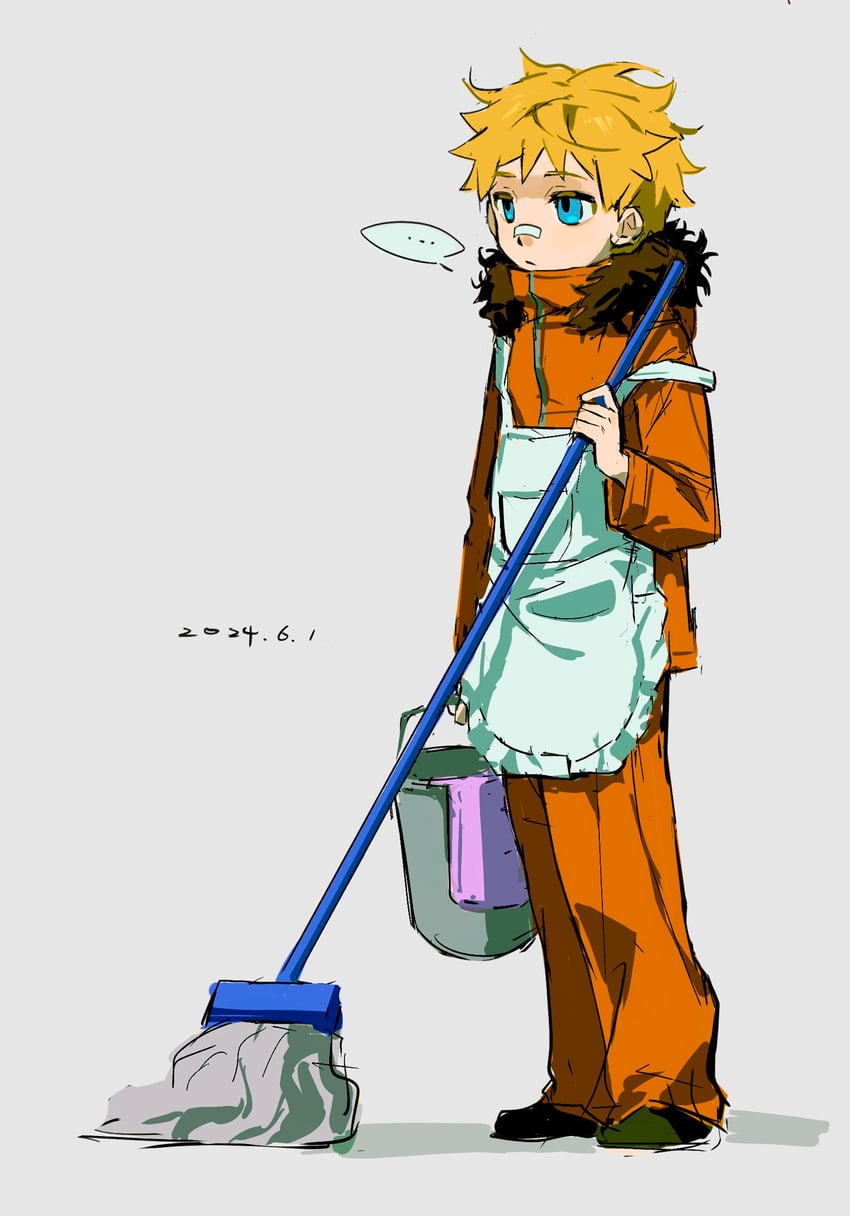kenny mccormick (south park) drawn by chun_baii
