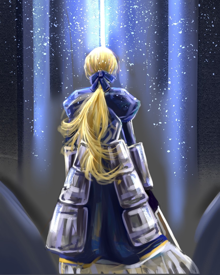 artoria pendragon and saber (fate and 1 more) drawn by hayashi_(pixiv27261925)