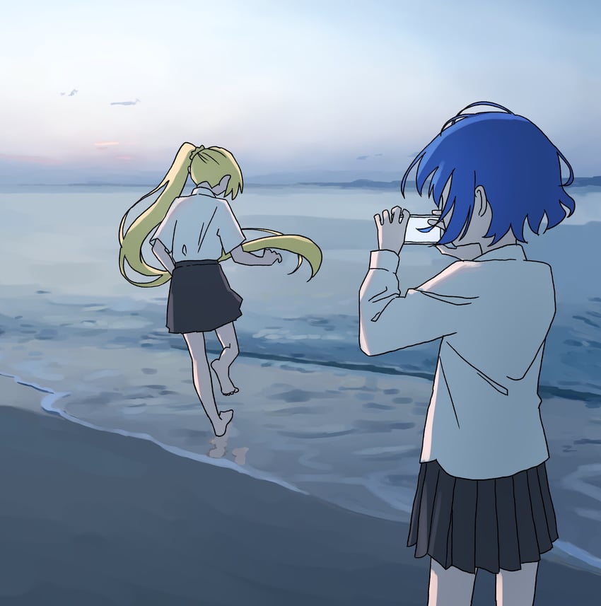 ijichi nijika and yamada ryo (bocchi the rock!) drawn by humichika