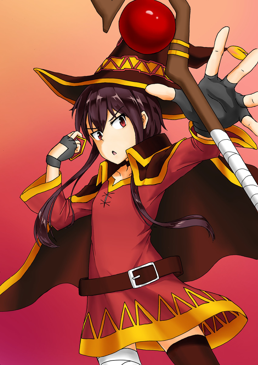 megumin (kono subarashii sekai ni shukufuku wo!) drawn by pazuu