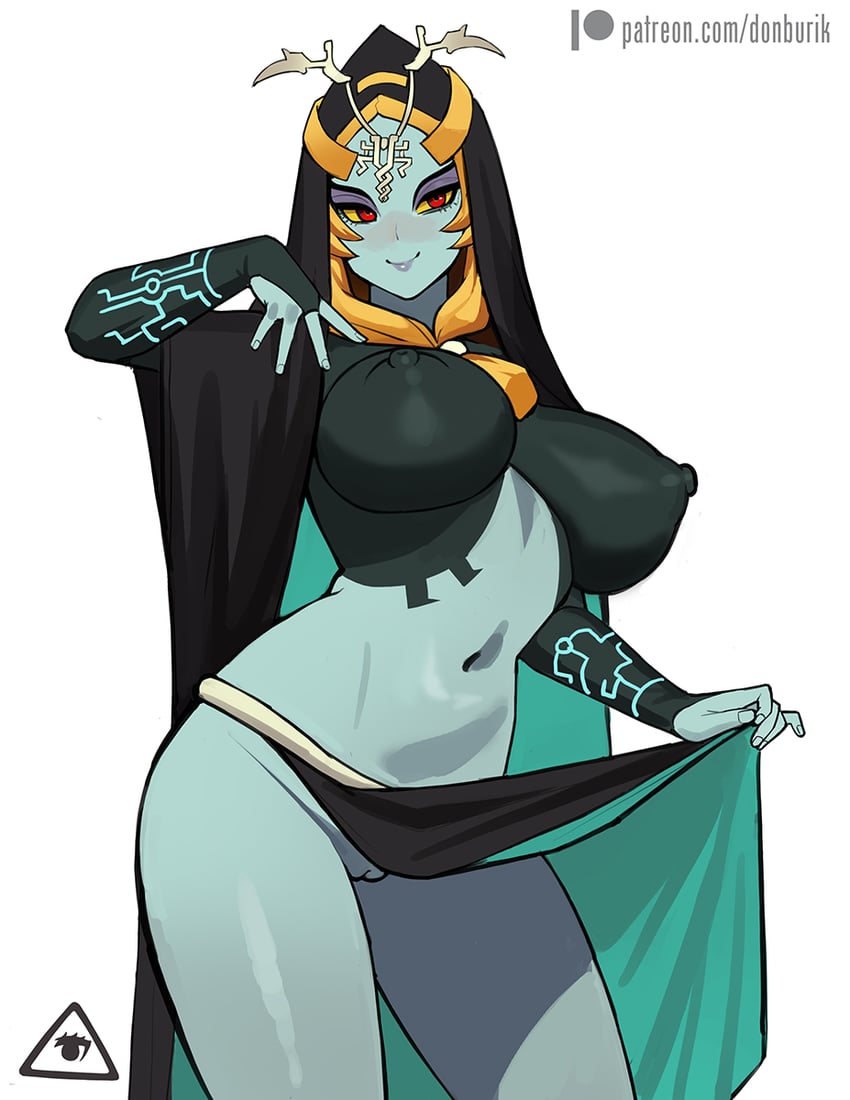 midna (the legend of zelda and 1 more) drawn by donburi_(donburikazoku)