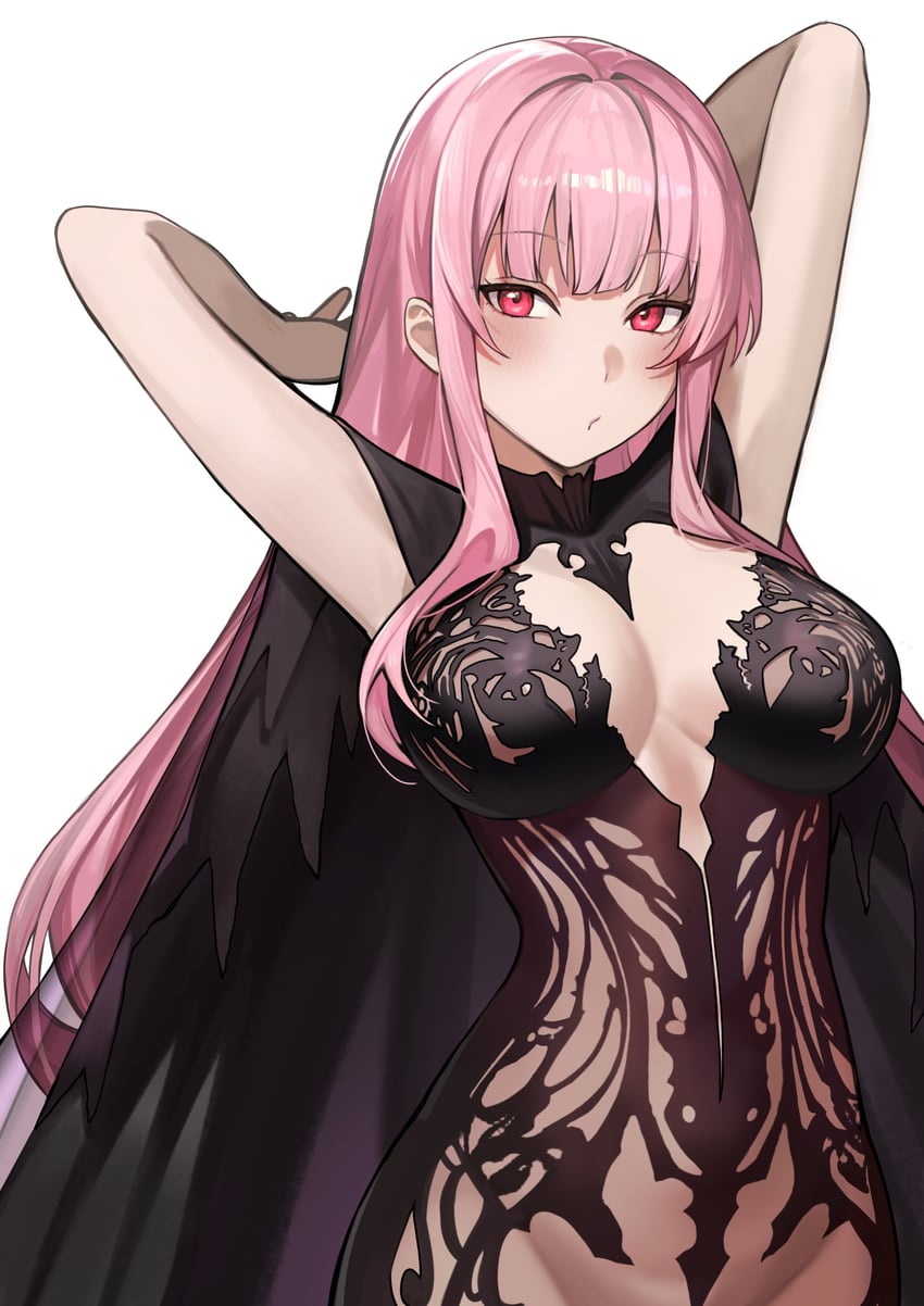 mori calliope (hololive and 1 more) drawn by rakku_(rkrmz0n)