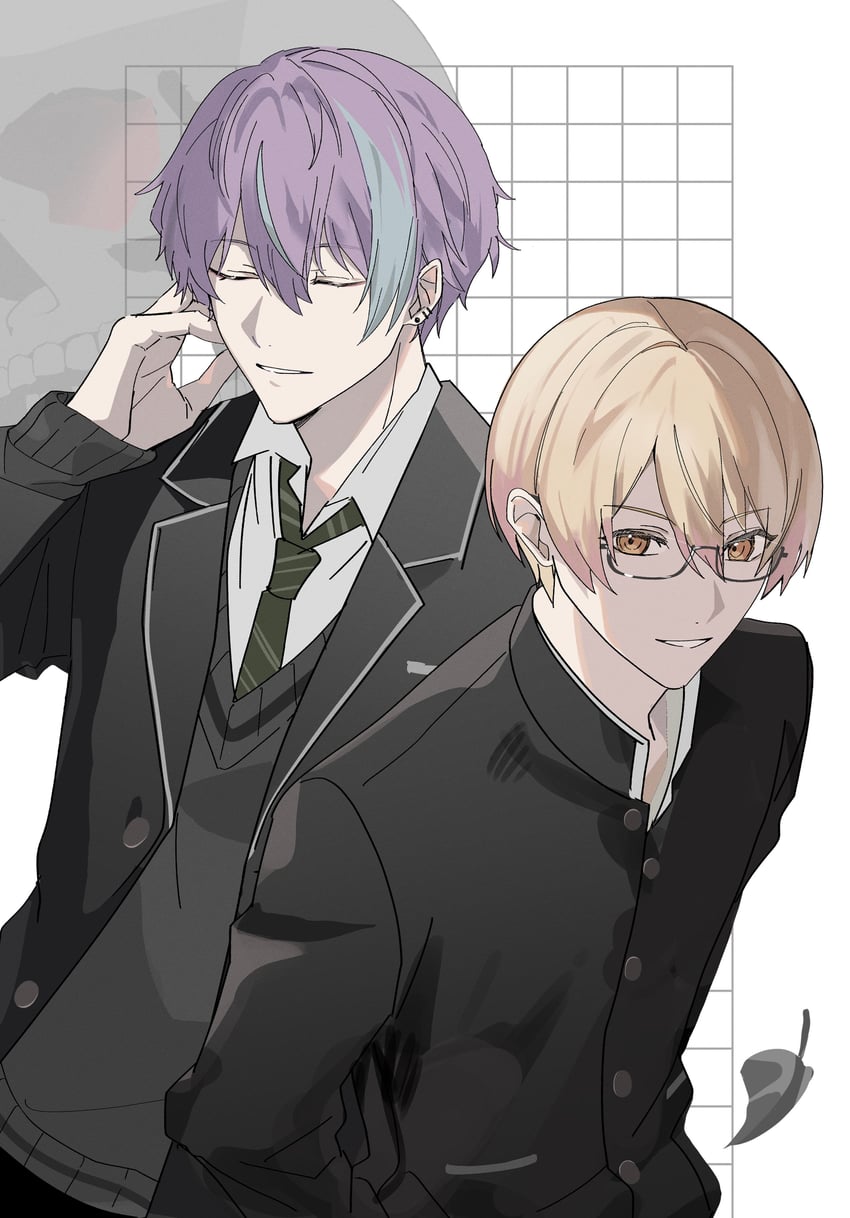 tenma tsukasa and kamishiro rui (project sekai) drawn by oyasumi_dm
