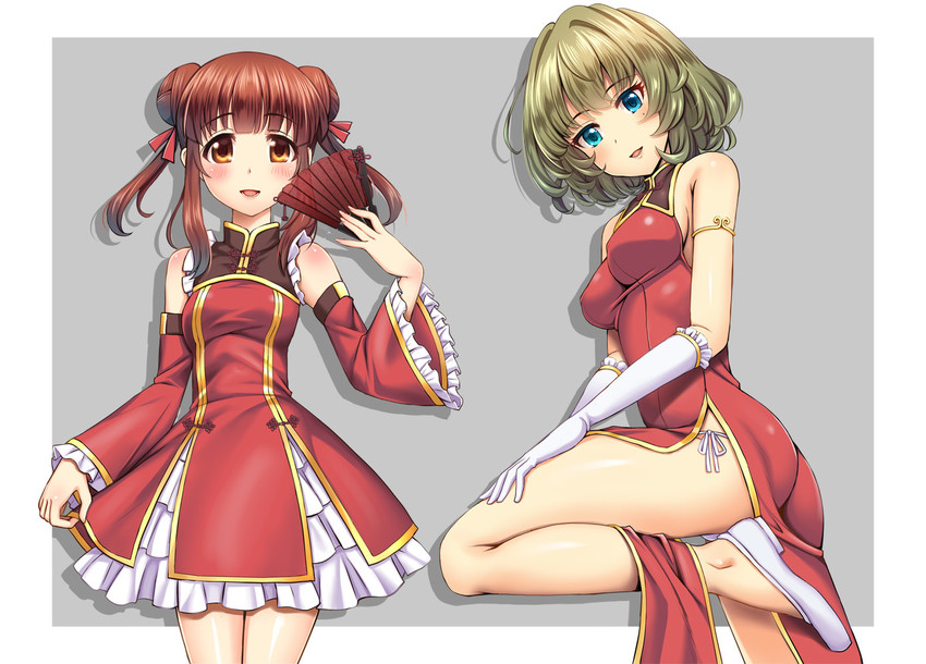 takagaki kaede and ogata chieri (idolmaster and 1 more) drawn by ayase_aria