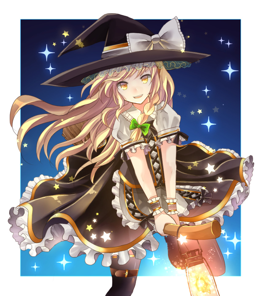 kirisame marisa (touhou and 1 more) drawn by sakizaki_saki-p