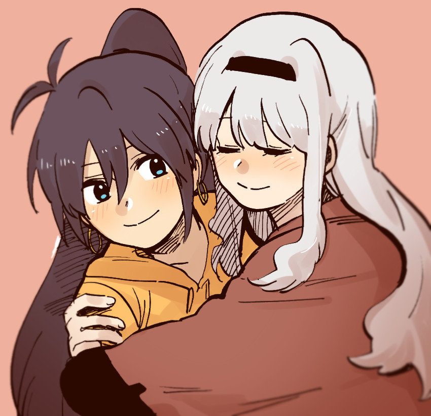shijou takane and ganaha hibiki (idolmaster) drawn by pito_(sh02327)