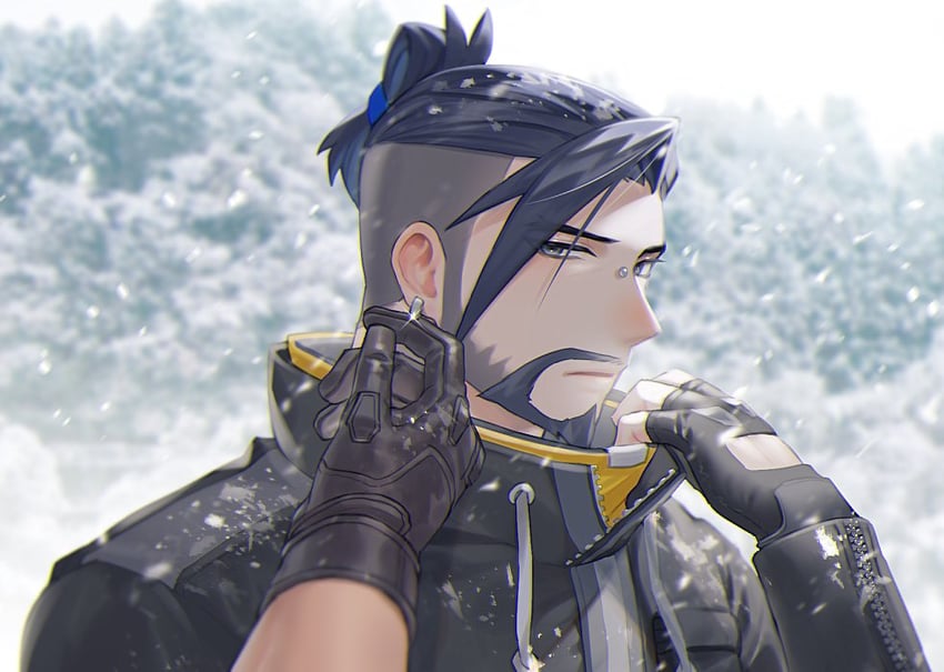 cassidy, hanzo, and casual hanzo (overwatch) drawn by hozu_(hozumi)