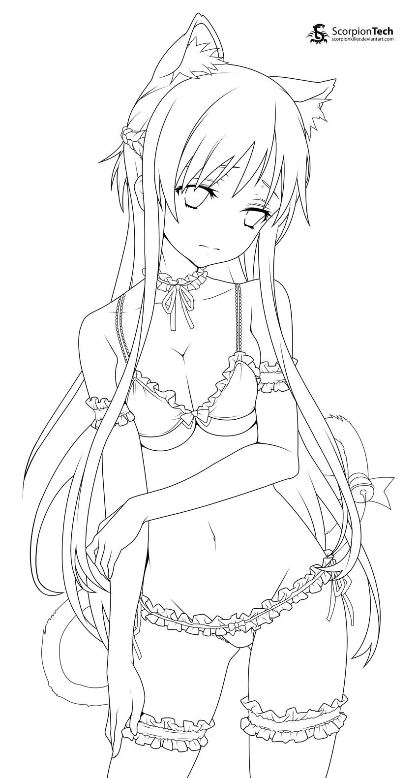 asuna (sword art online) drawn by matsuryuu and scorpionkiller