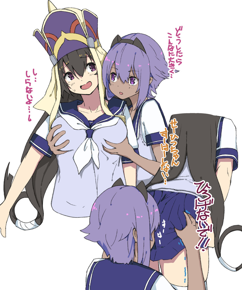 hassan of serenity and xuangzang sanzang (fate and 1 more) drawn by asarokuji