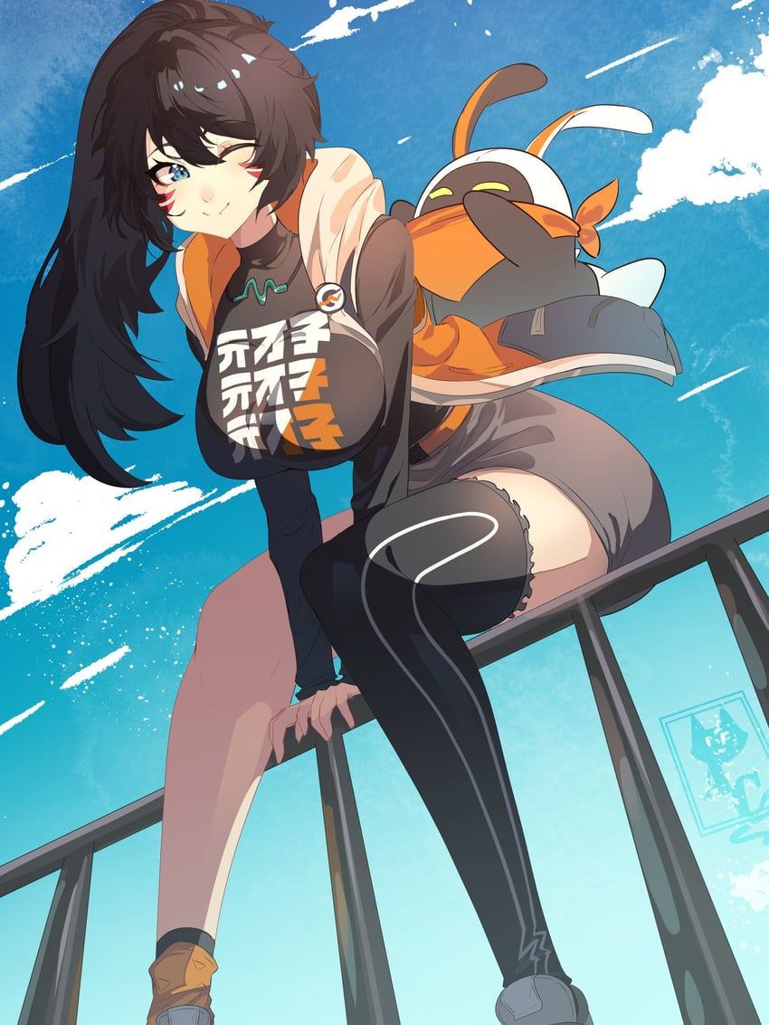 belle, eous, and lighty (indie virtual youtuber and 1 more) drawn by alley_cat